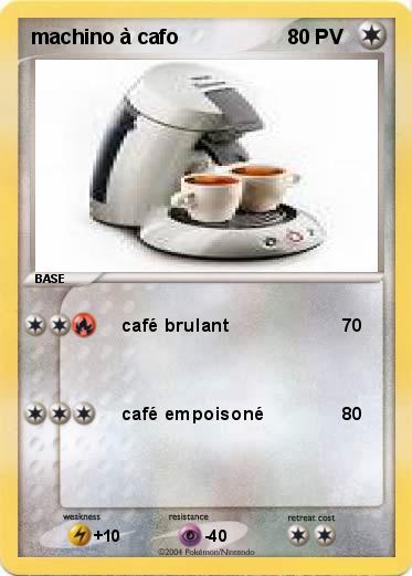 Pokemon machino à cafo