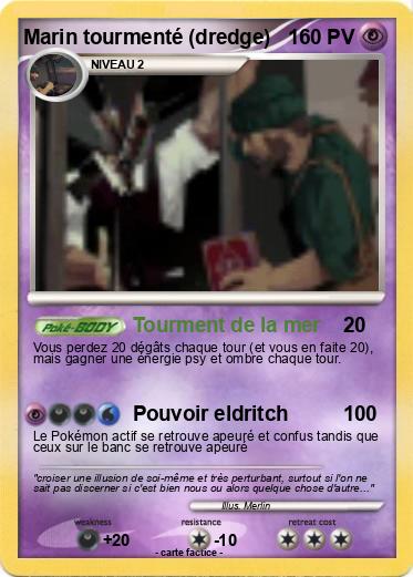 Pokemon Marin tourmenté (dredge)