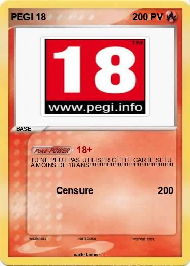Pokemon PEGI 18