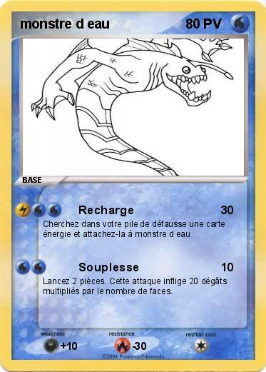 Pokemon monstre d eau