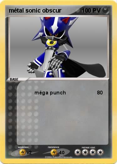 Pokemon métal sonic obscur