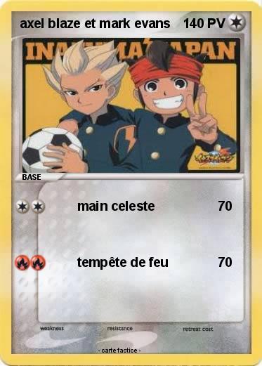 Pokemon axel blaze et mark evans