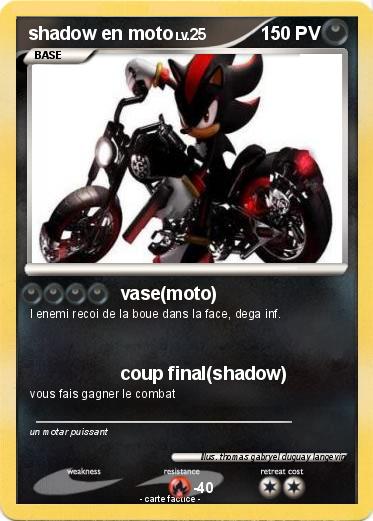 Pokemon shadow en moto Pokemon shadow en moto