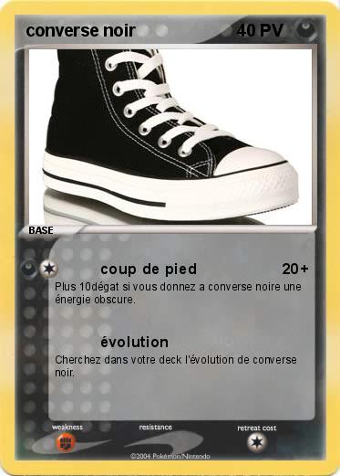 Pokemon converse noir