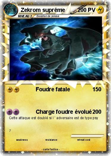Pokemon Zekrom suprême