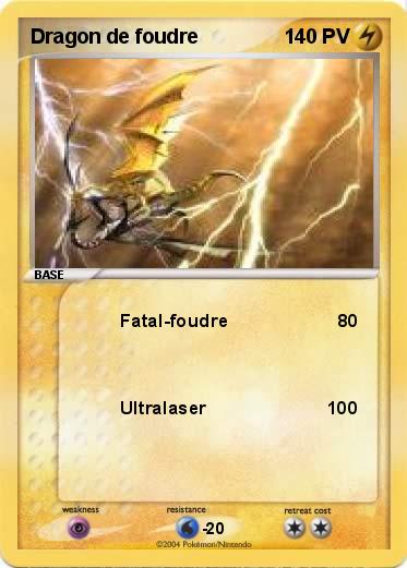 Pokemon Dragon de foudre