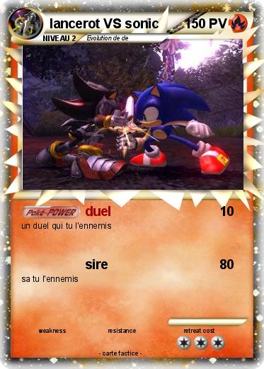 Pokemon lancerot VS sonic