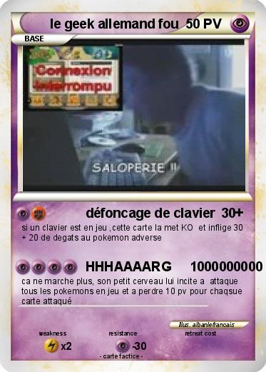 Pokemon le geek allemand fou