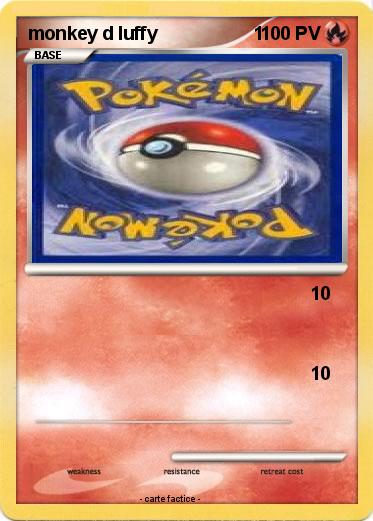 Pokemon monkey d luffy                   1