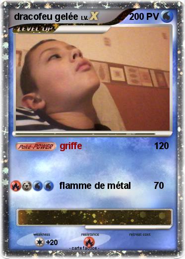 Pokemon dracofeu gelée