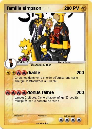 Pokemon famille simpson