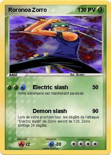 Pokemon Roronoa Zorro