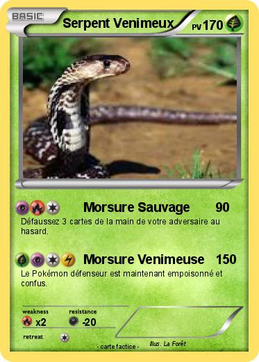 Pokemon Serpent Venimeux