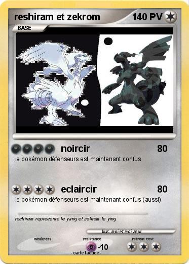 Pokemon reshiram et zekrom