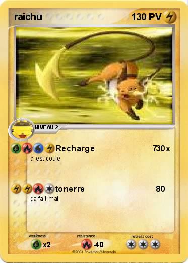 Pokemon raichu