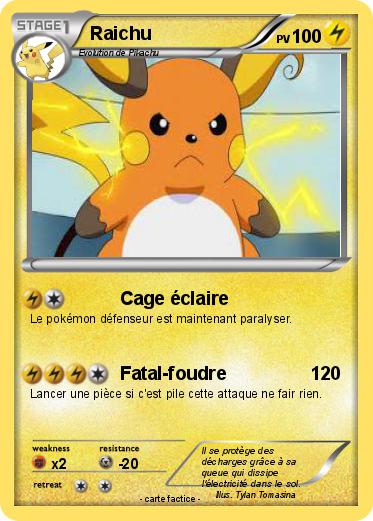 Pokemon Raichu