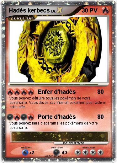 Pokemon Hadès kerbecs