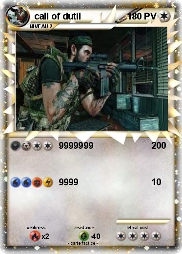 Pokemon call of dutil