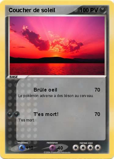 Pokemon Coucher de soleil