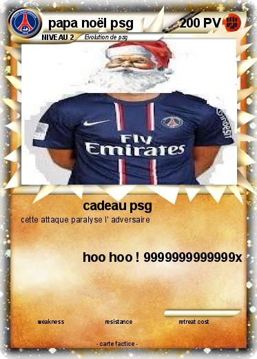 Pokemon papa noël psg