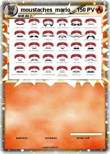 Pokemon moustaches  mario