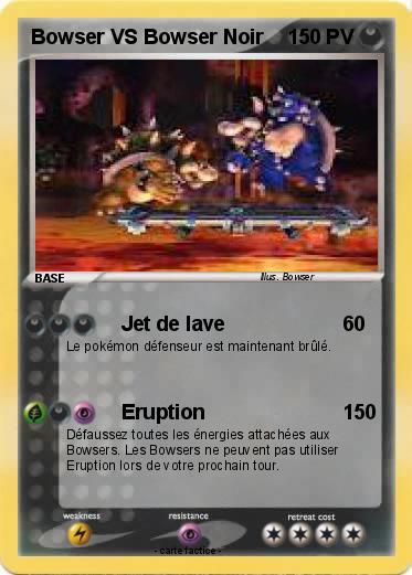 Pokemon Bowser VS Bowser Noir