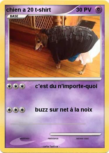 Pokemon chien a 20 t-shirt