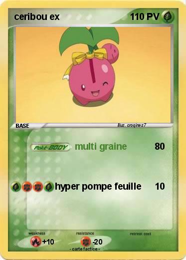 Pokemon ceribou ex