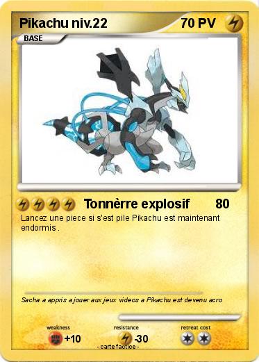 Pokemon Pikachu niv.22