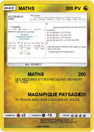 Pokemon MATHS