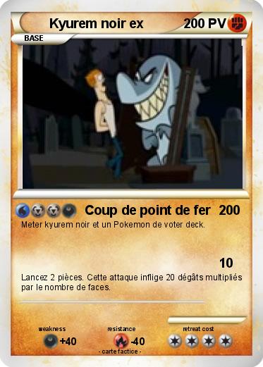 Pokemon Kyurem noir ex