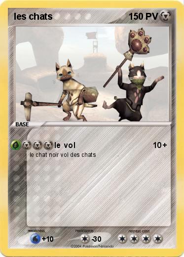 Pokemon les chats