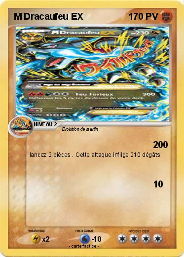 Pokemon M Dracaufeu EX
