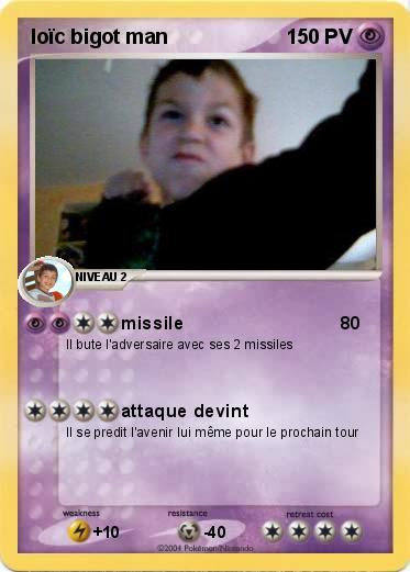 Pokemon loïc bigot man