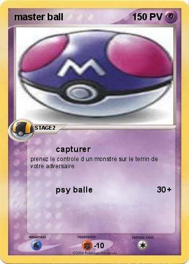 Pokemon master ball