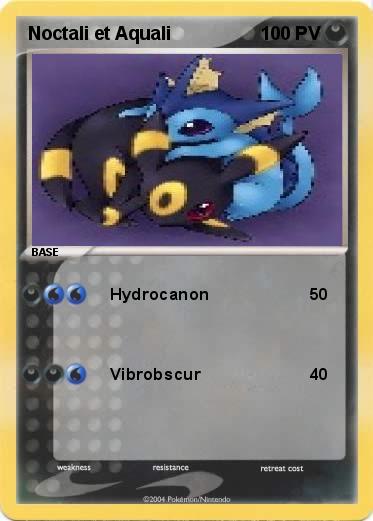 Pokemon Noctali et Aquali