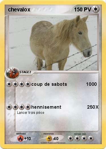 Pokemon chevalox                          