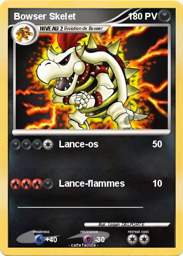 Pokemon Bowser Skelet