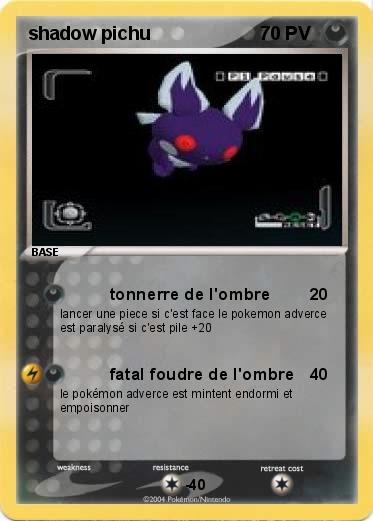 Pokemon shadow pichu