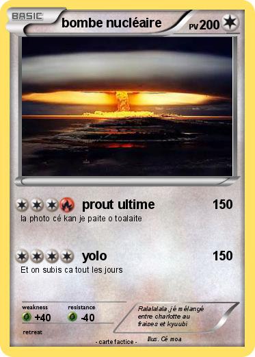 Pokemon bombe nucléaire