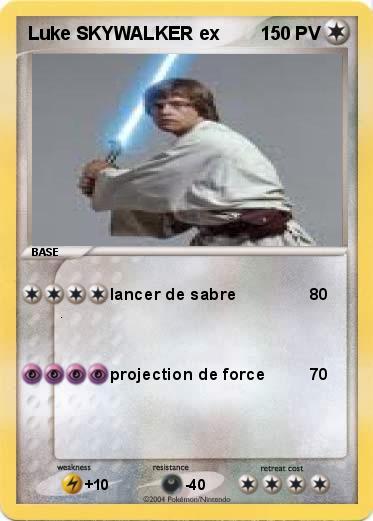 Pokemon Luke SKYWALKER ex