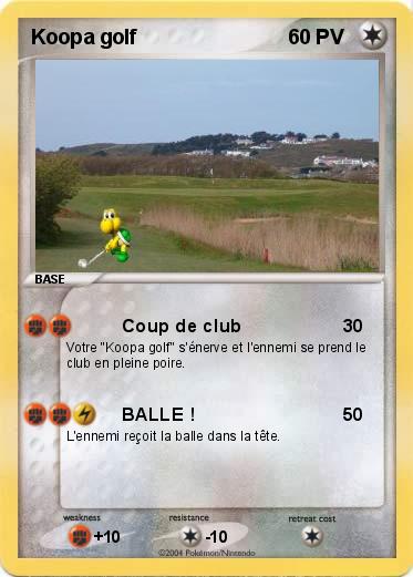Pokemon Koopa golf