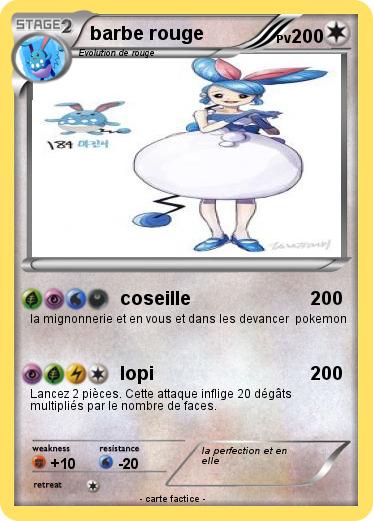 Pokemon barbe rouge