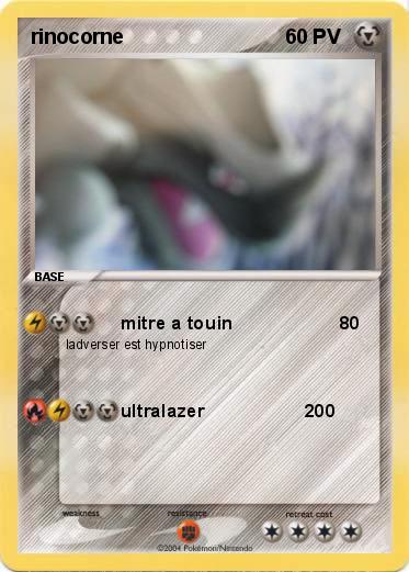 Pokemon rinocorne