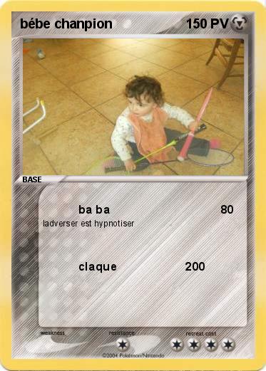 Pokemon bébe chanpion