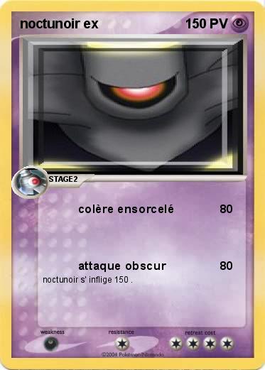 Pokemon noctunoir ex