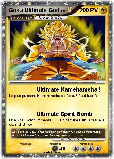 Pokemon Goku Ultimate God