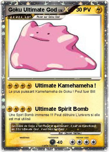 Pokemon Goku Ultimate God