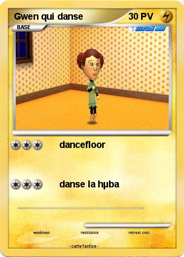 Pokemon Gwen qui danse