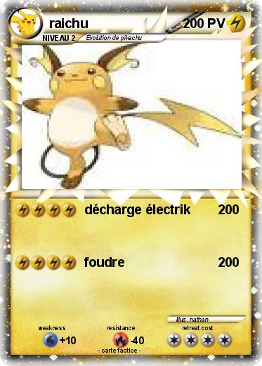 Pokemon raichu